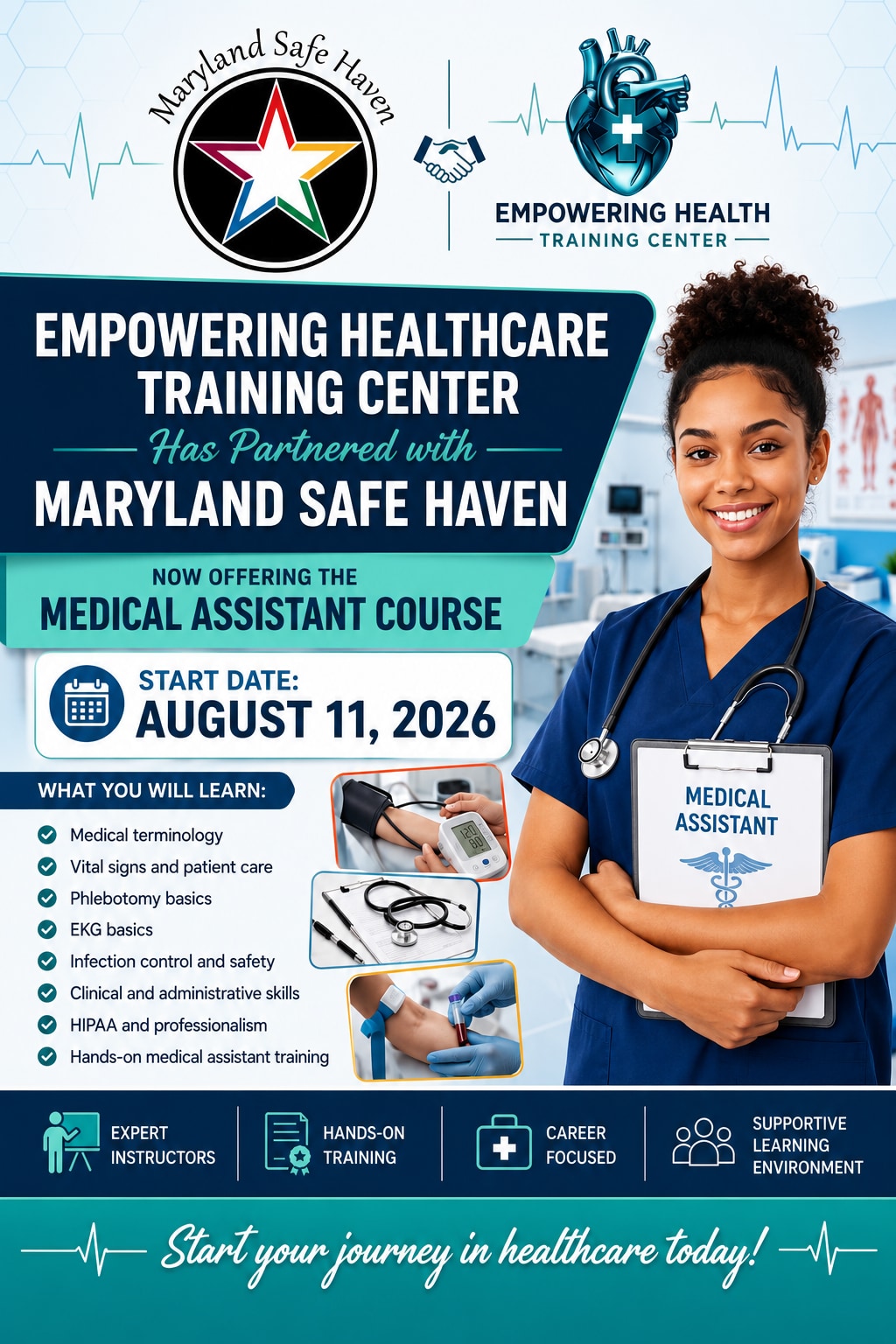 Flyer for Medical Assistant Course